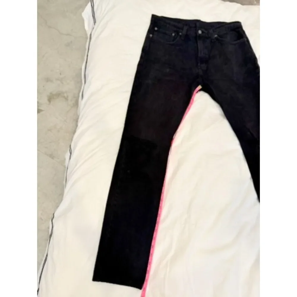 Vintage Y2K Levi's 512 Slim Tapered Black Jeans 34.5